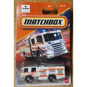 2025 Matchbox - #16 Scania P 360 Fire Truck